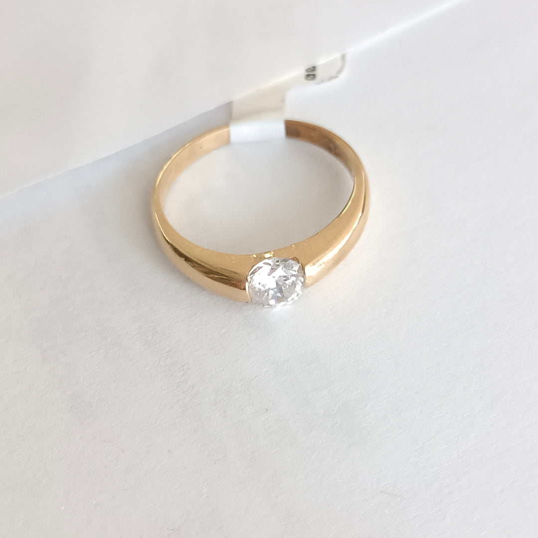 SOLITARIO ORO 14 K 2 GRMS (SEMINUEVO)