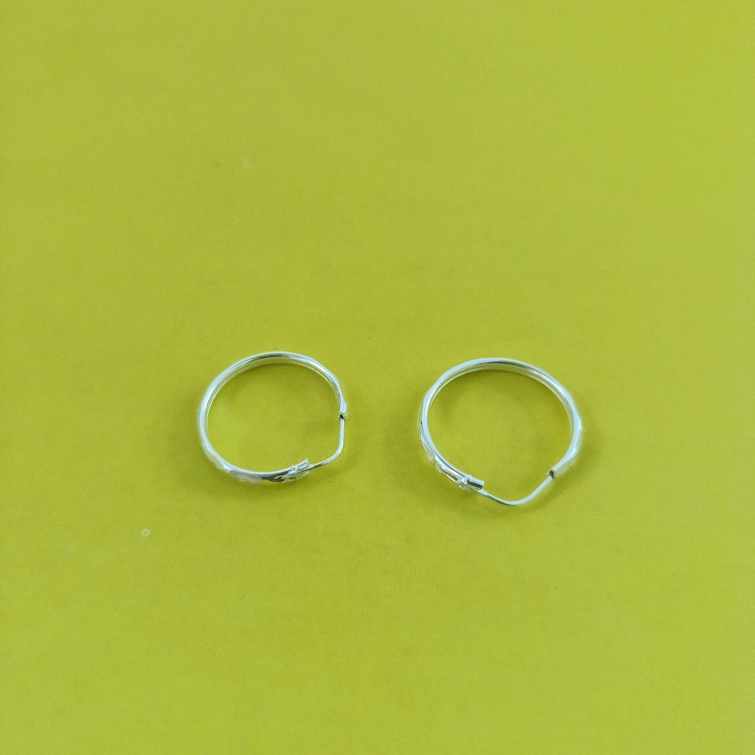 PAR ARRACADAS FACETADA PLATA .925 2.1 GR (NUEVO)
