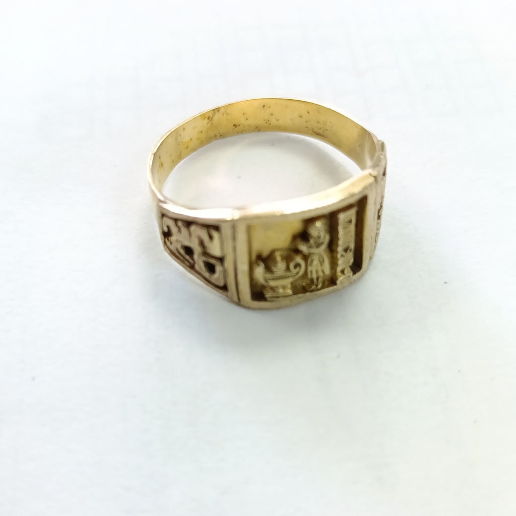 ANILLO DE GRADUACIÓN ORO 8 K 3.3 GRMS (SEMINUEVO)