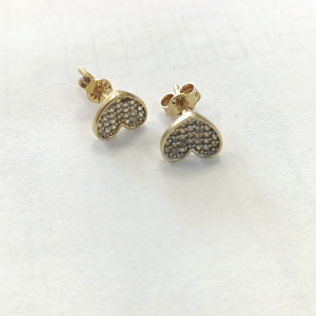 BROQUELES PAR ORO 14 K 1 GRMS (SEMINUEVO)