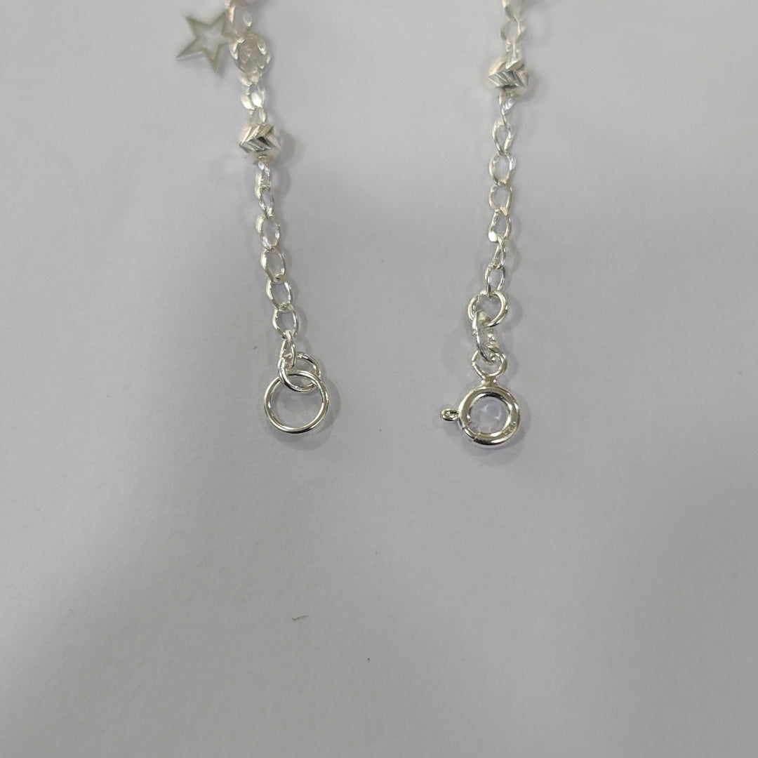 PULSERA TEJIDO ESPECIAL PLATA .925 18 CM 3.1 GR (NUEVO)