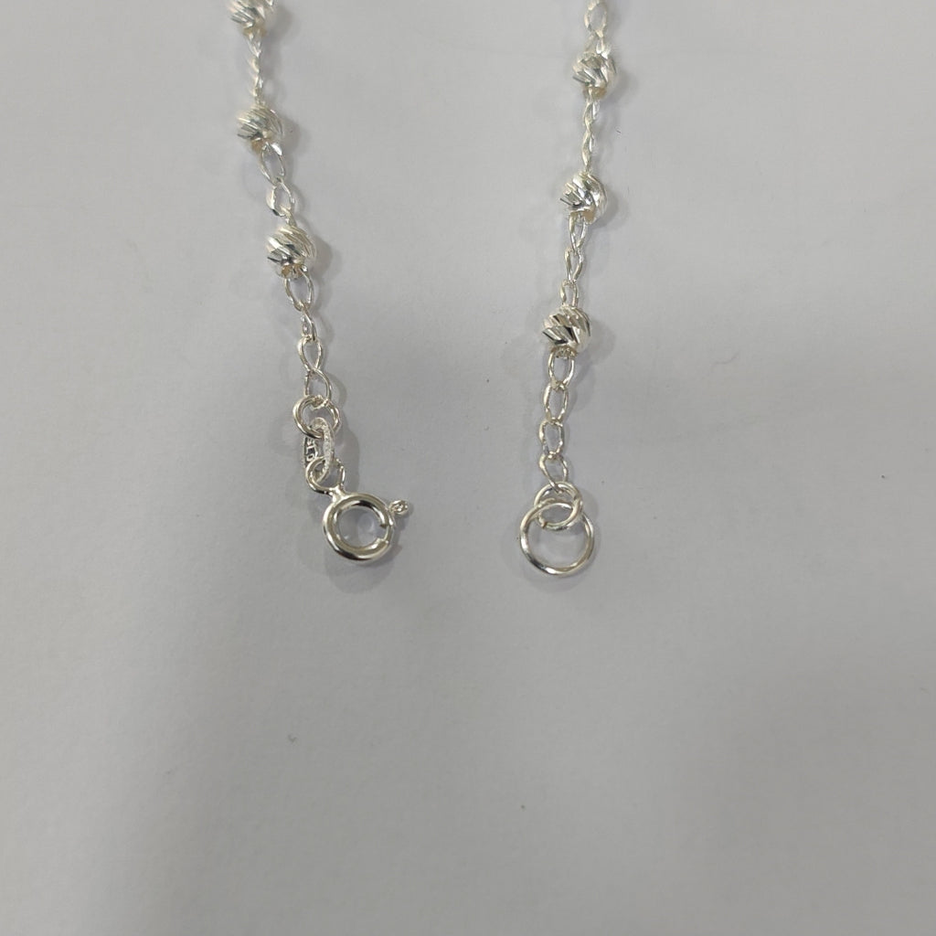 PULSERA TEJIDO TEJIDO ESPECIAL PLATA .925 18 CM 4.1 GR (NUEVO)