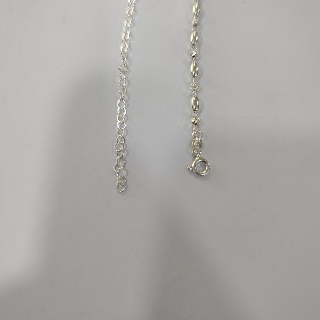 PULSERA TEJIDO ESPECIAL PLATA .925 18 CM 2.6 GR (NUEVO)
