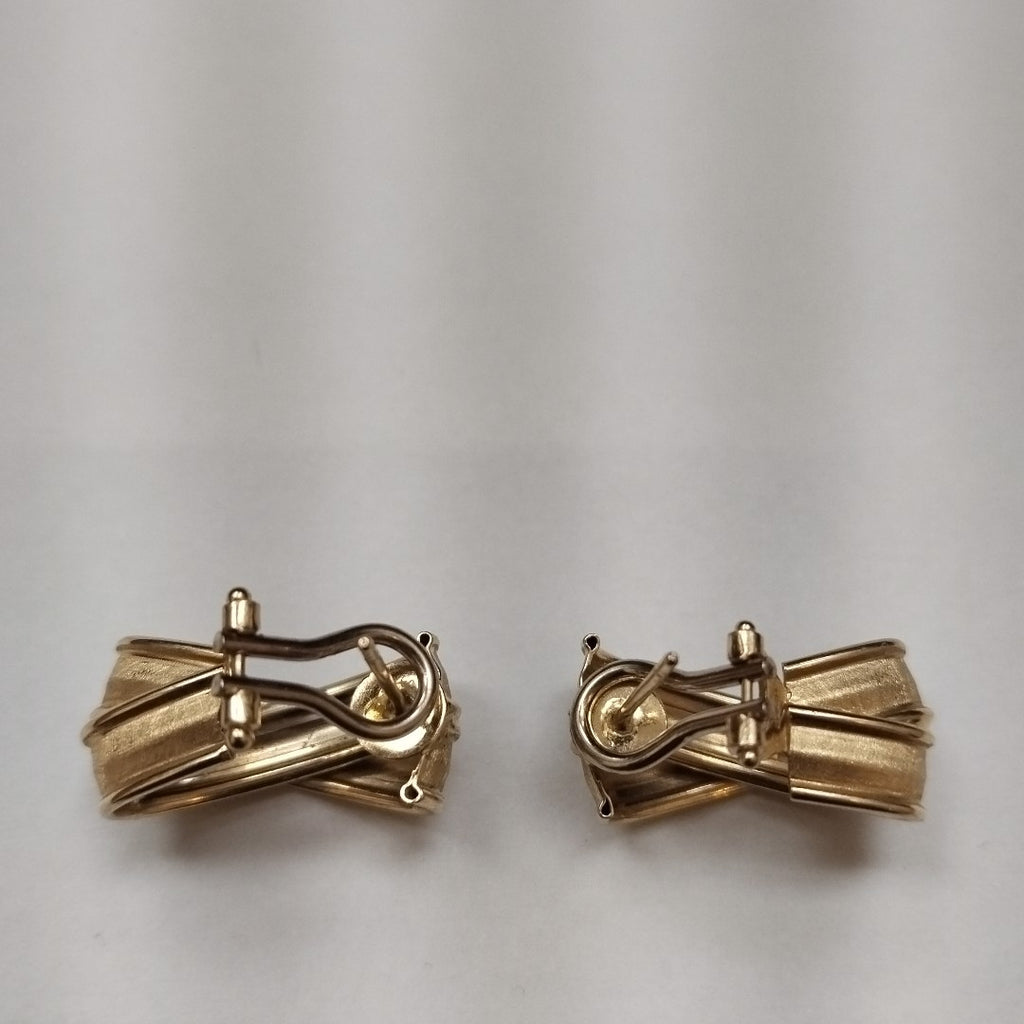 ARETES PAR ORO 14 K 6,50 GRMS (SEMINUEVO)