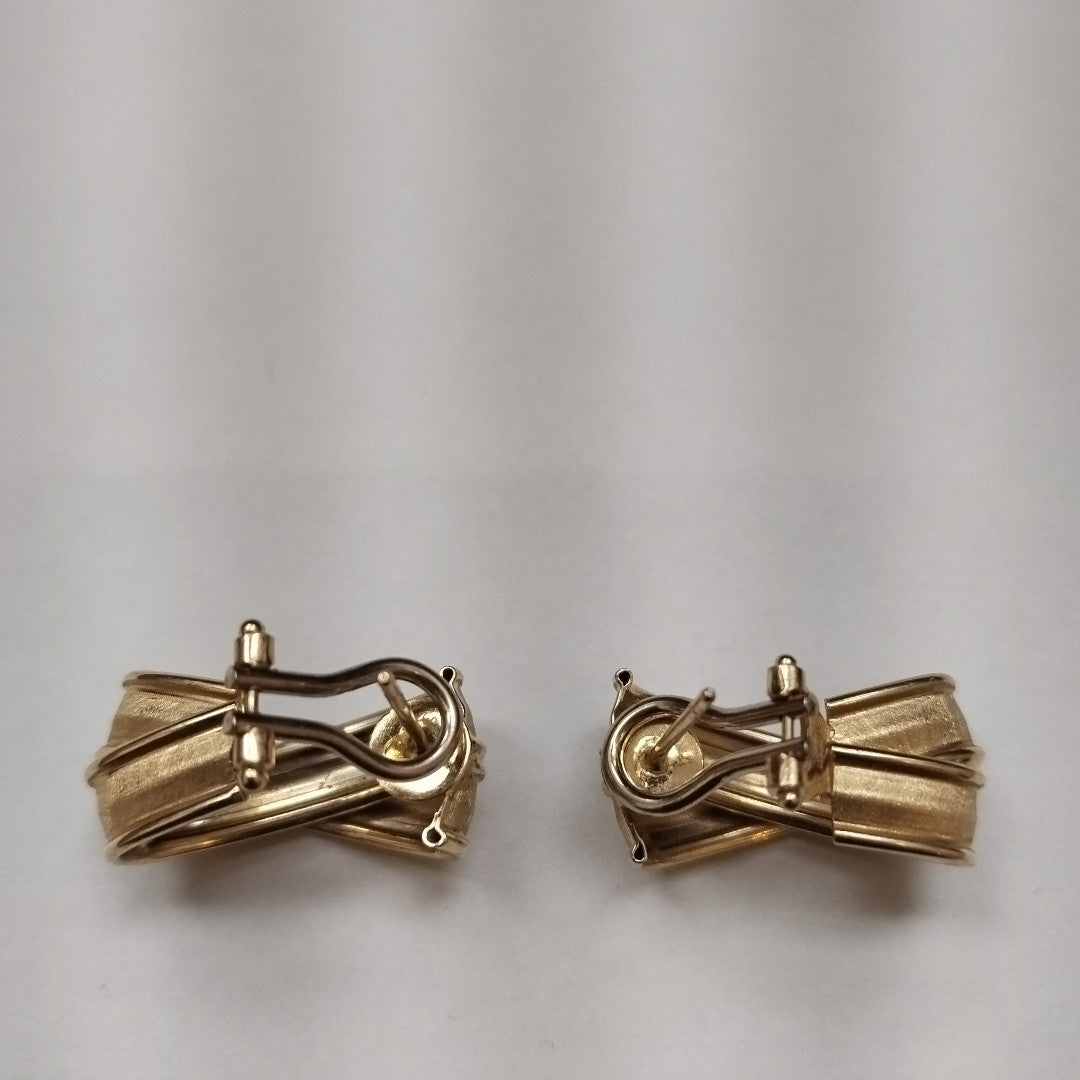ARETES PAR ORO 14 K 6,50 GRMS (SEMINUEVO)
