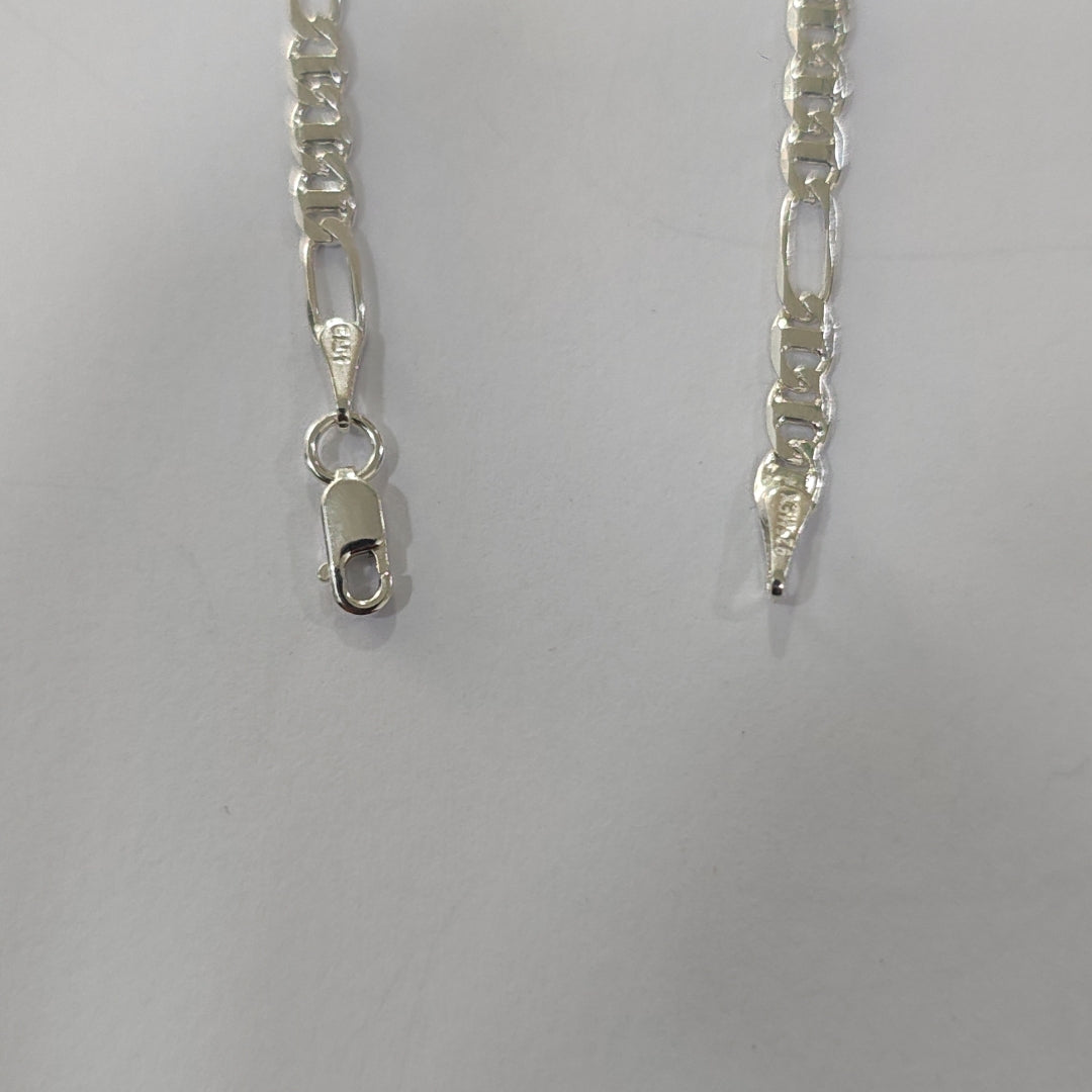 PULSERA TEJIDO 3X1 PLATA .925 16 CM 2.8 GR (NUEVO)