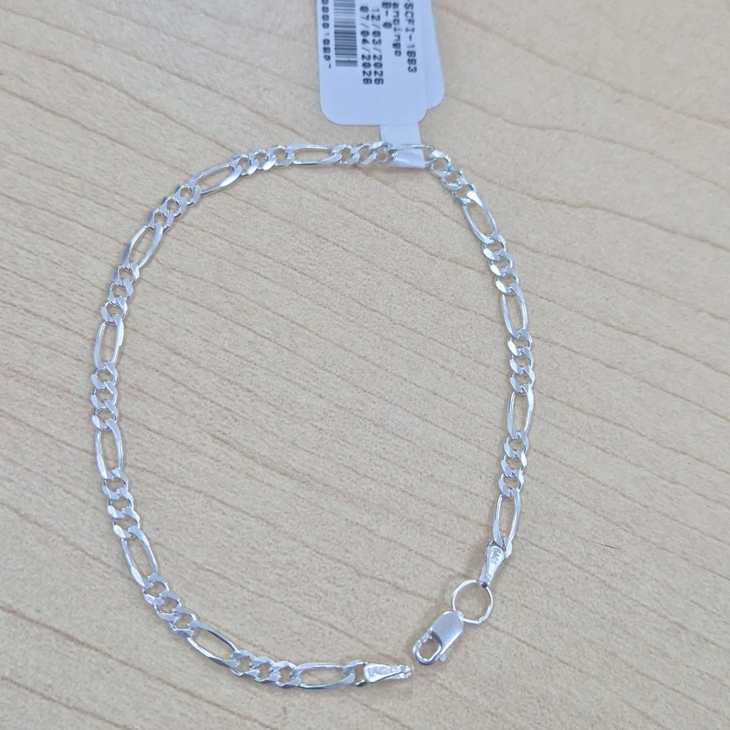 PULSERA TEJIDO 3X1 PLATA .925 18 CM 2.9 GR (NUEVO)