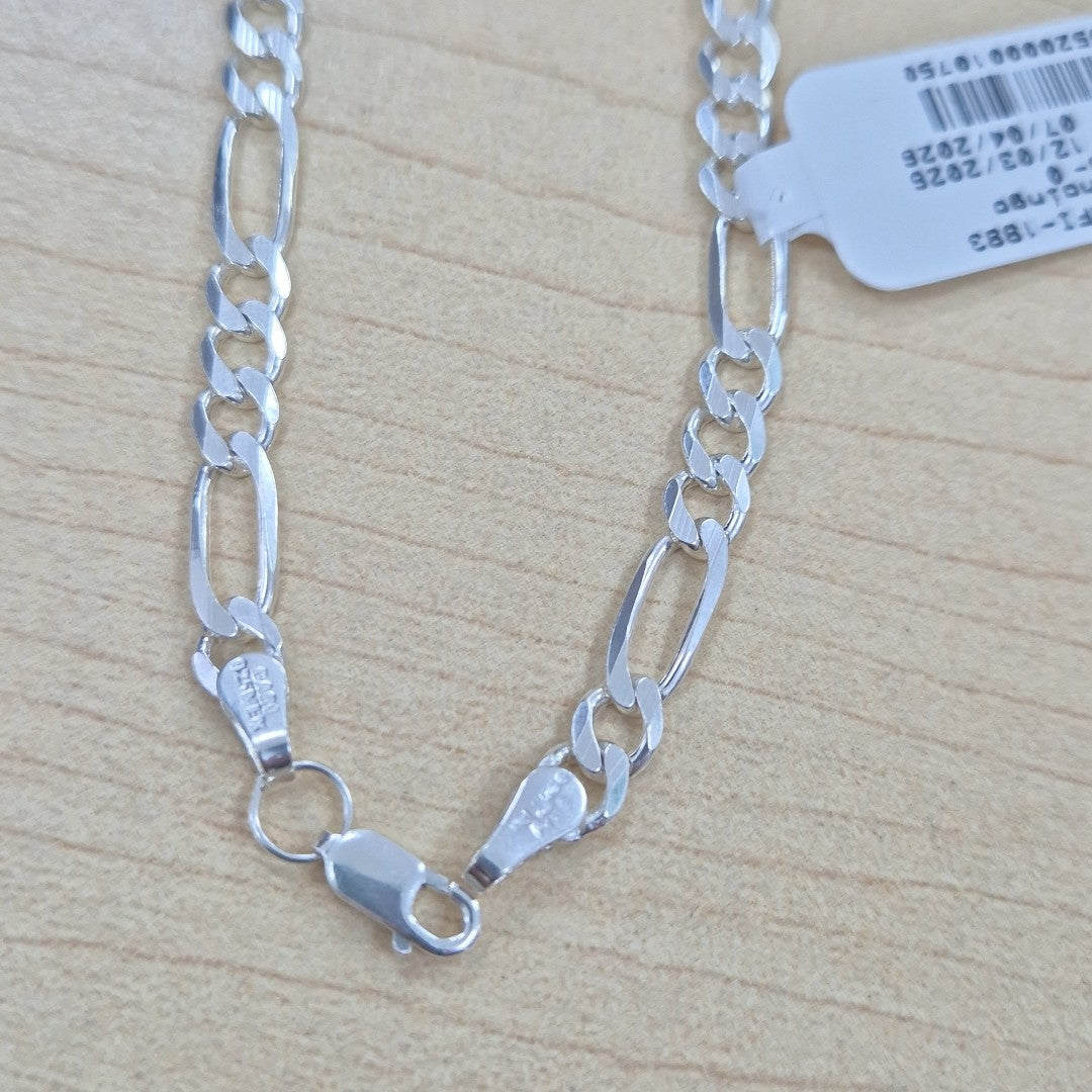 PULSERA TEJIDO 3X1 PLATA .925 18 CM 5.6 GR (NUEVO)