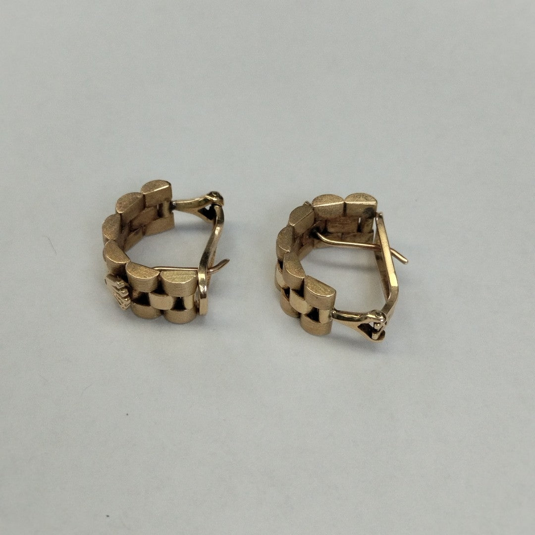 ARRACADAS PAR ORO 14 K 13 GRMS (SEMINUEVO)