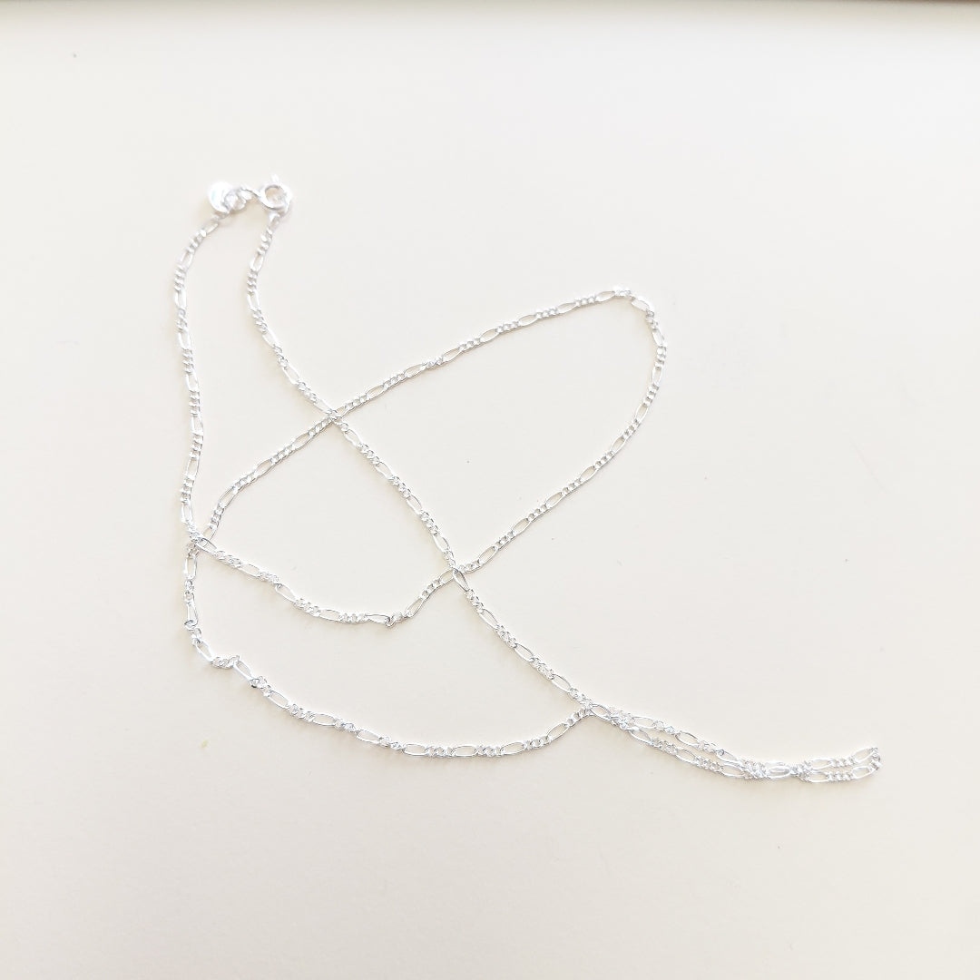 CADENA TEJIDO 3X1 PLATA .925 50 CM 2.2 GR (NUEVO)