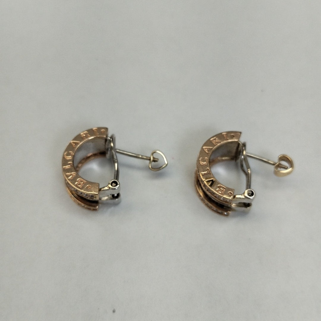 ARETES PAR ORO COMBINADO 14 K 7.7 GRMS (SEMINUEVO)