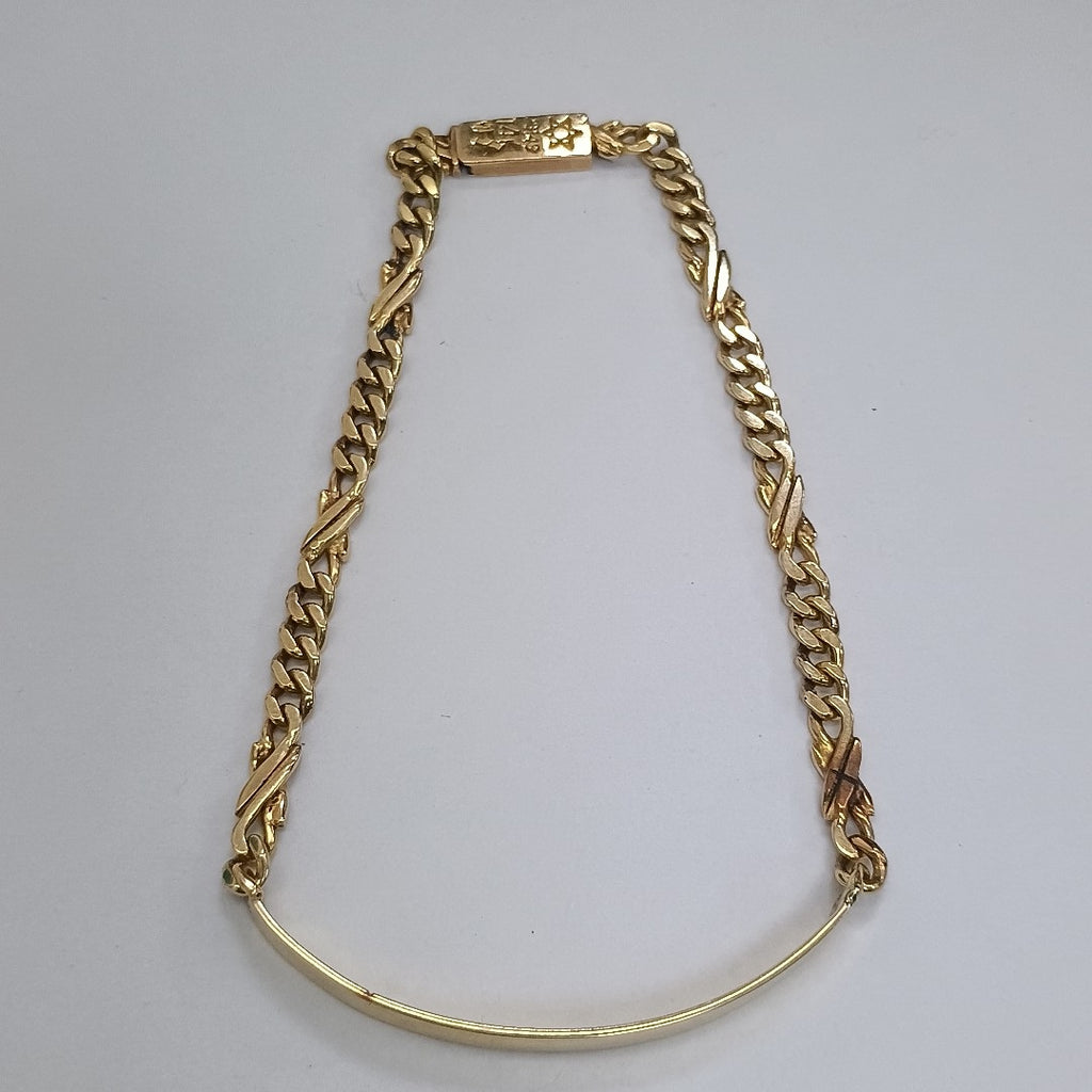 ESCLAVA ORO 14 K 8.6 GRMS (SEMINUEVO)
