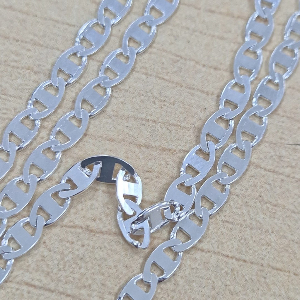 CADENA TEJIDO GUCHI PLATA .925 60 CM 9 GR (NUEVO)