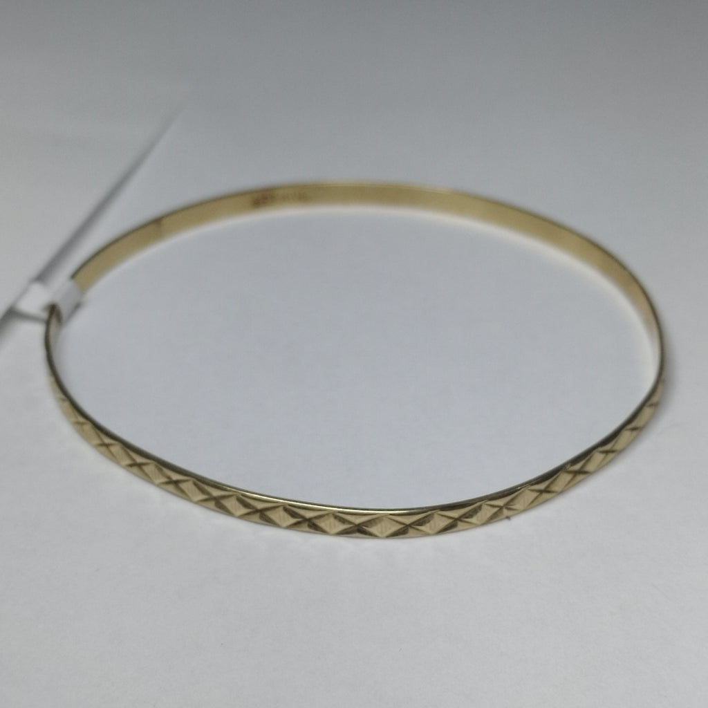 PULSERA RIGIDA ORO 14 K 5.7 GRMS (SEMINUEVO)