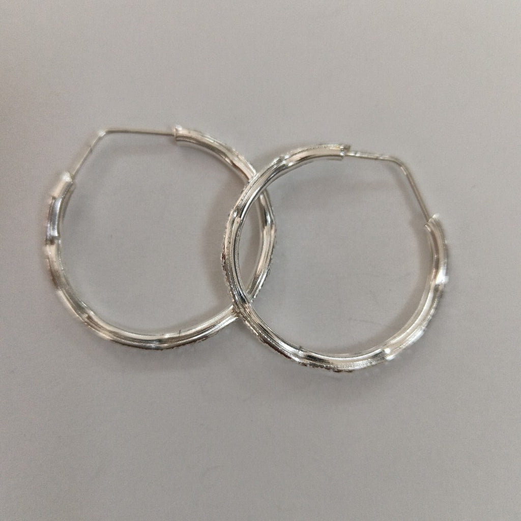 PAR ARRACADAS LABRADAS PLATA .925 2.5 GR (NUEVO)