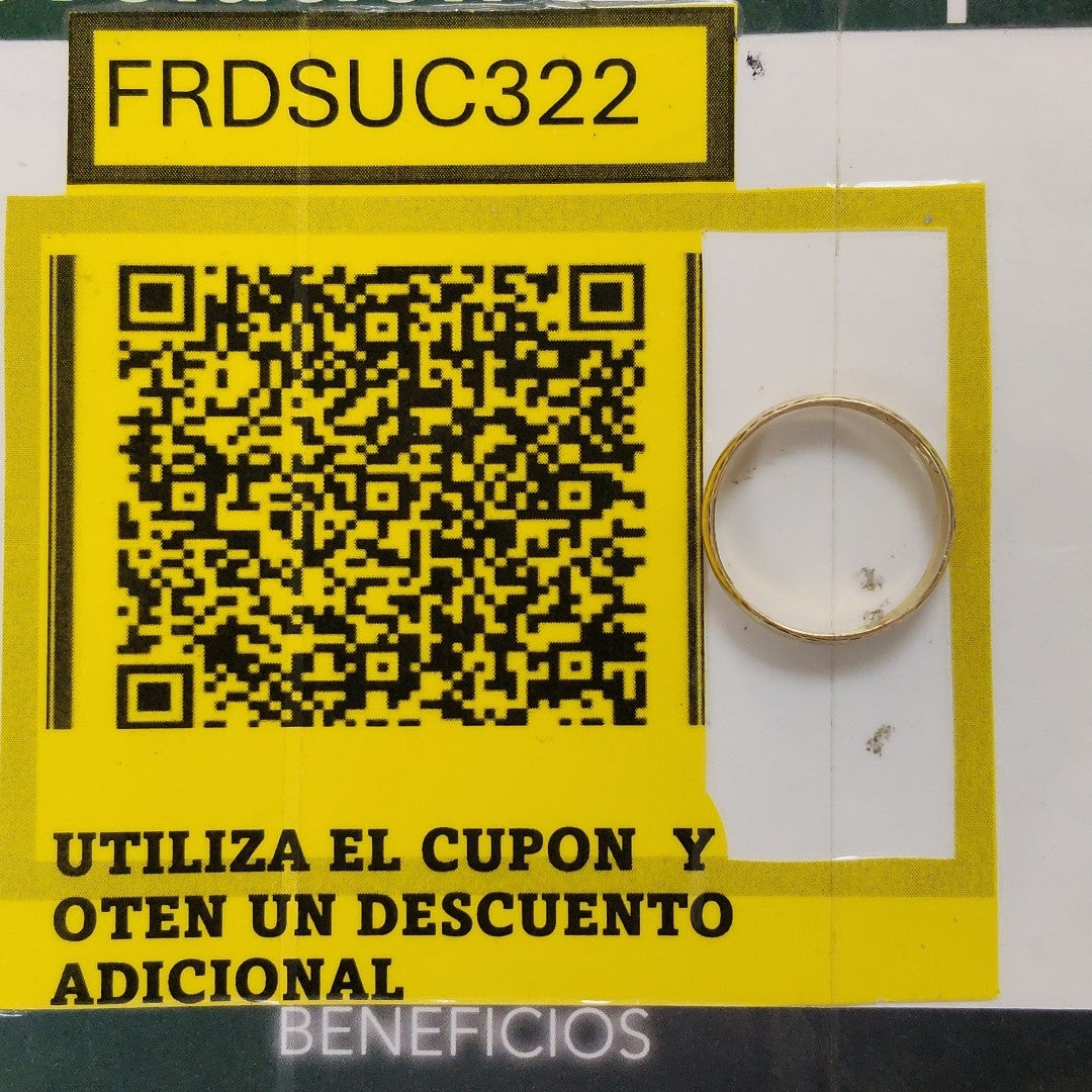 ANILLO ORO 10 K 1.8 GRMS (SEMINUEVO)