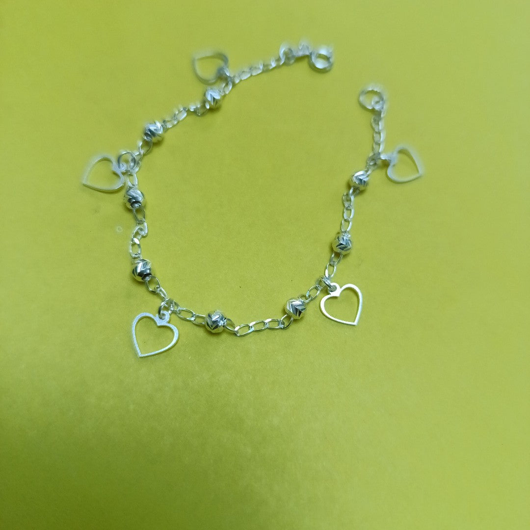 PULSERA TEJIDO ESPECIAL PLATA .925 18 CM 2.6 GR (NUEVO)