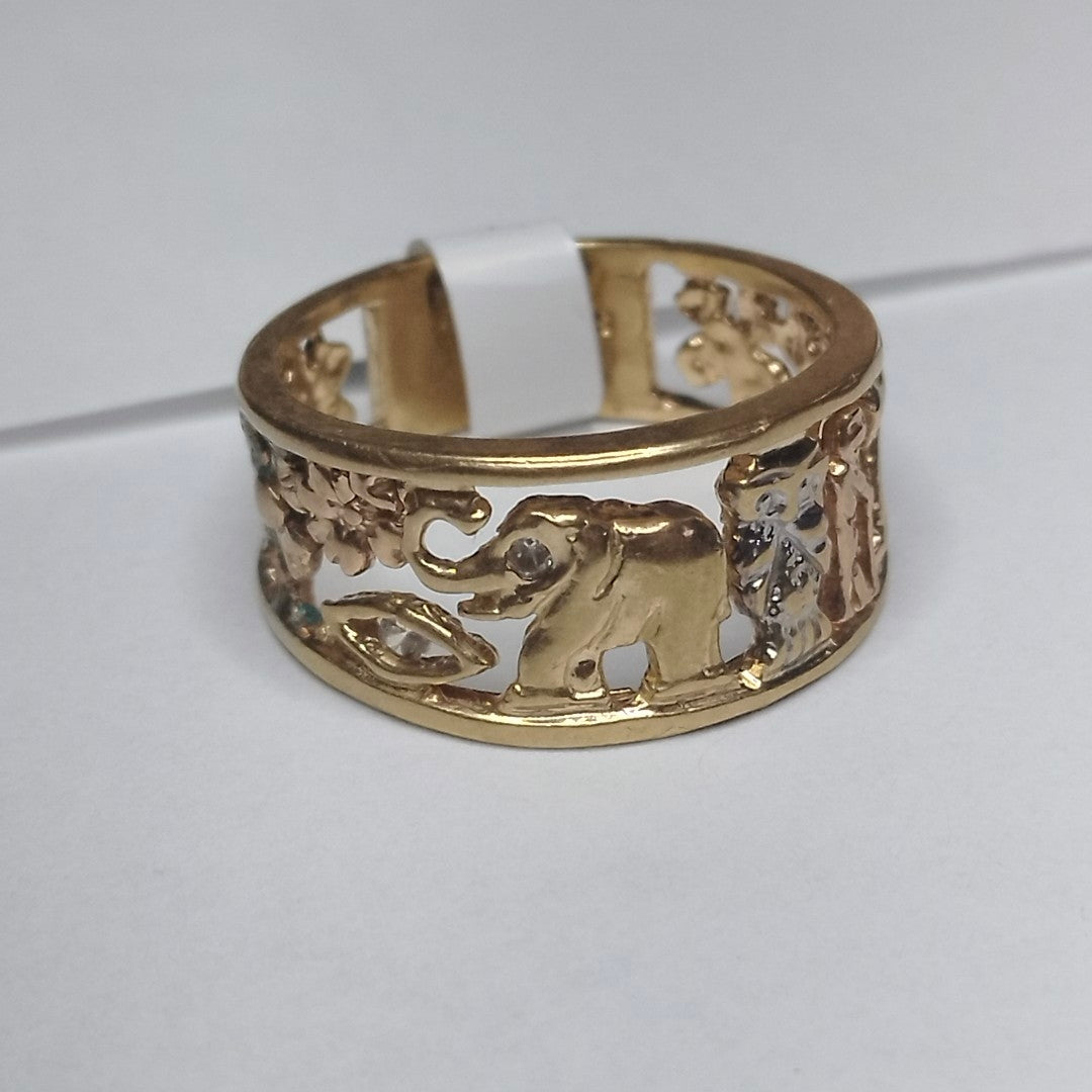 ARGOLLA DE LA SUERTE ORO 14 K 5.2 GRMS (SEMINUEVO)