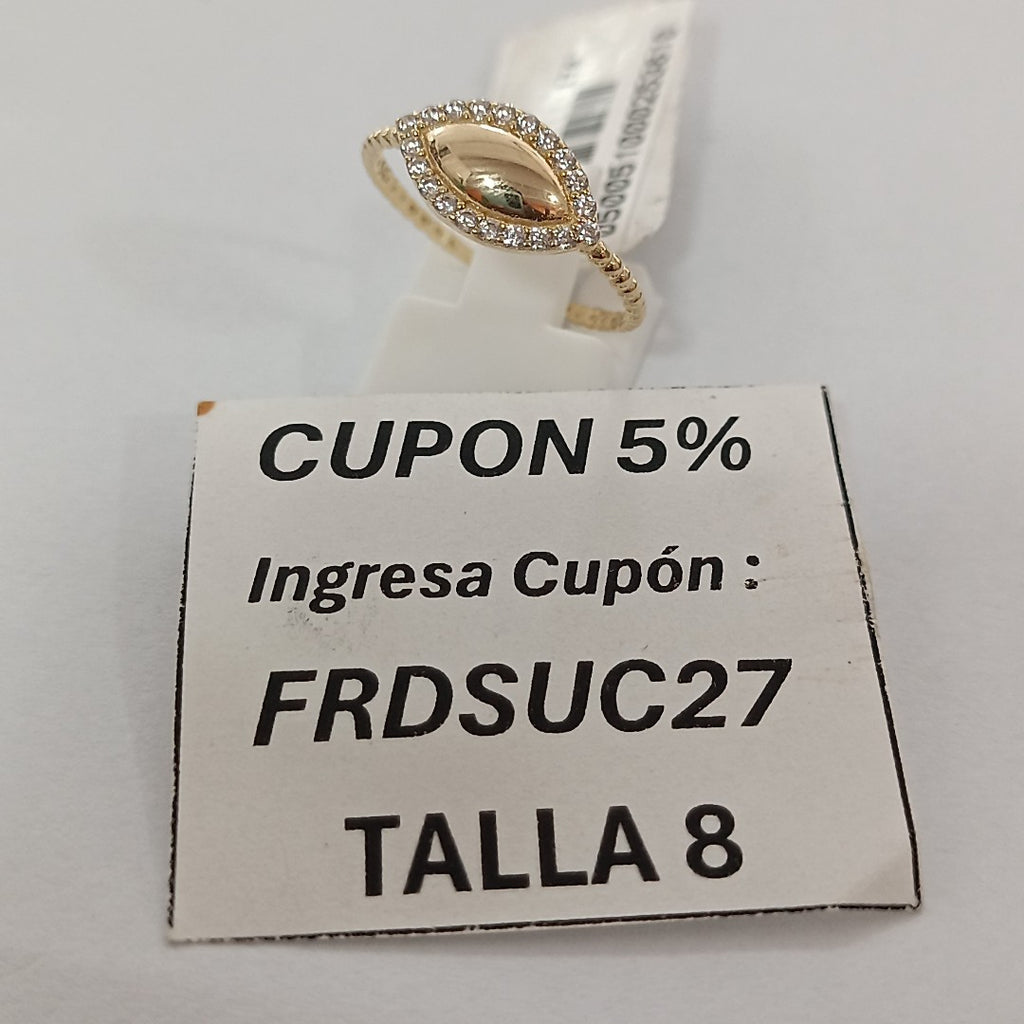 ANILLOS DAMA ORO 14K 1.6 (NUEVO)