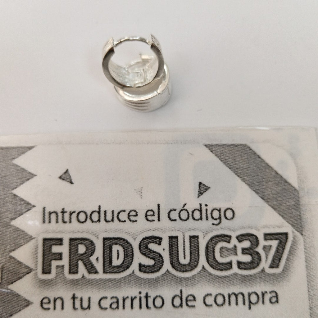 ARRACADAS PLATA .925 2.8 GR (NUEVO)