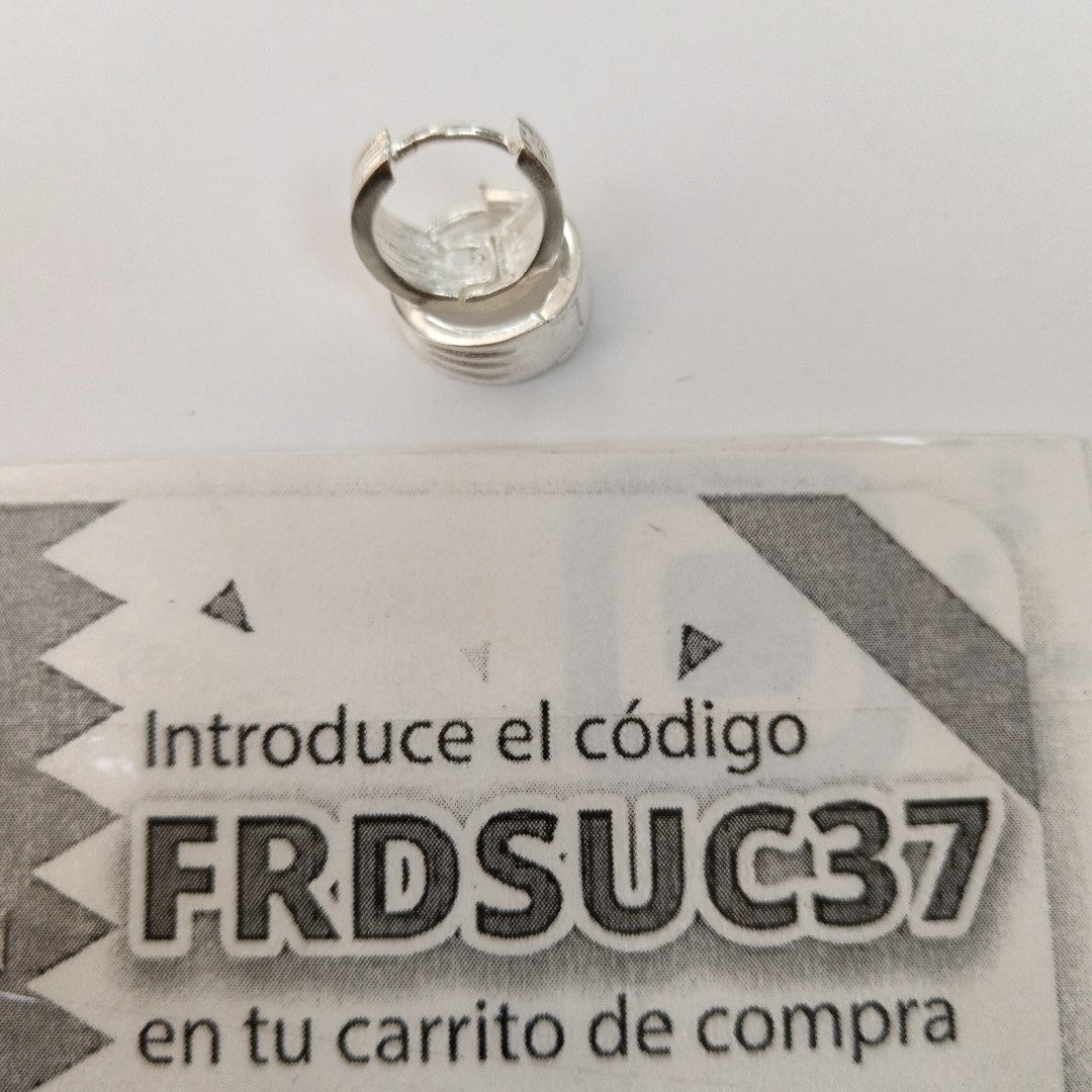 ARRACADAS PLATA .925 2.8 GR (NUEVO)