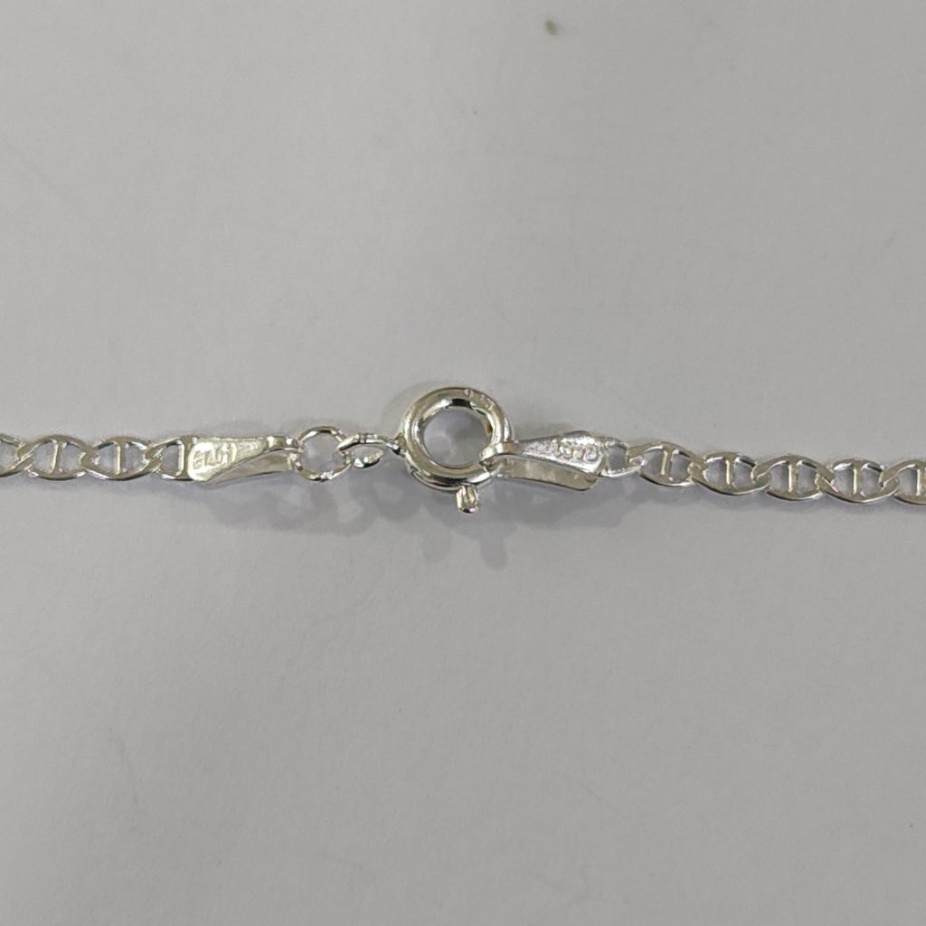 CADENA TEJIDO GUCHI PLATA .925 55 CM 3.6 GR (NUEVO)