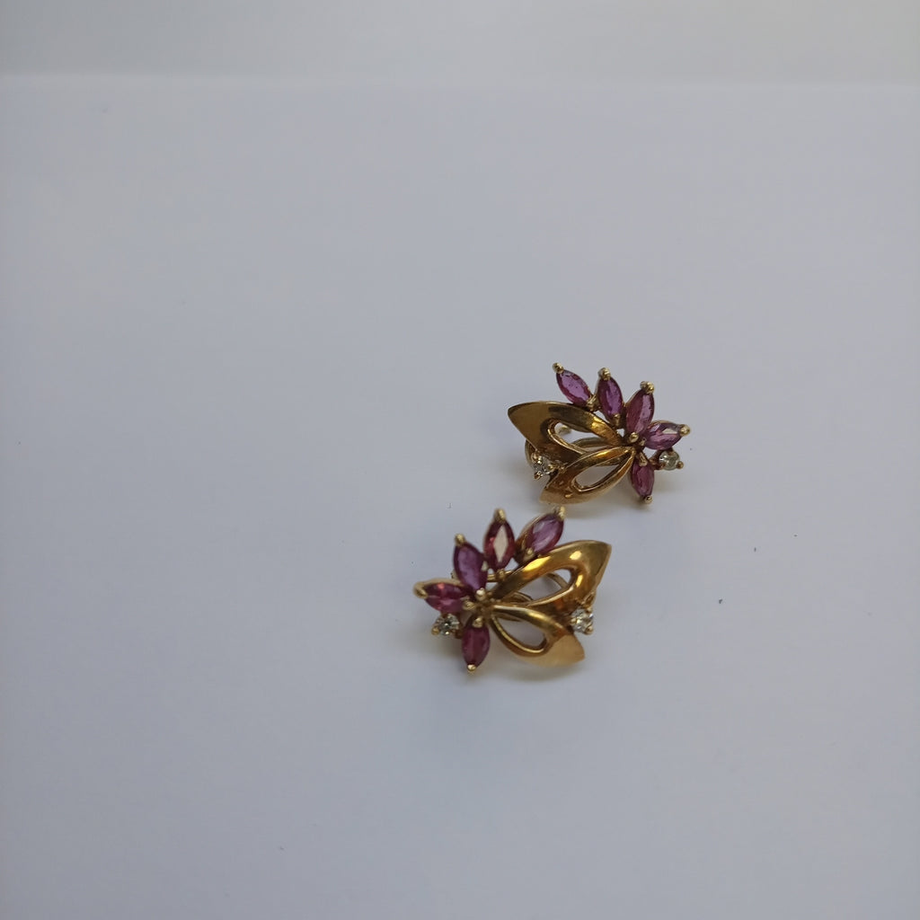 ARETES PAR ORO 14 K 6,60 GRMS (SEMINUEVO)