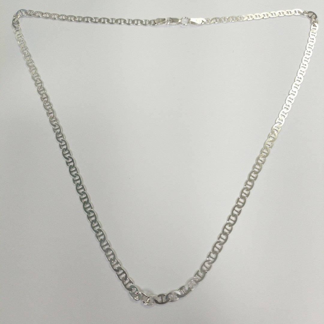 CADENA TEJIDO GUCHI PLATA .925 55 CM 12.7 GR (NUEVO)