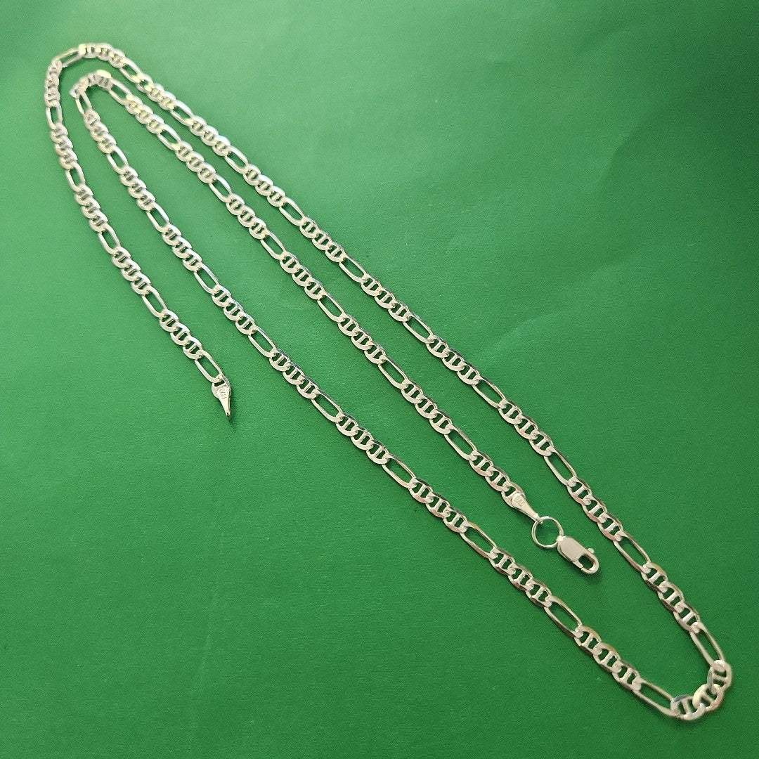 CADENA TEJIDO 3X1 PLATA .925 60 CM 8.4 GR (NUEVO)