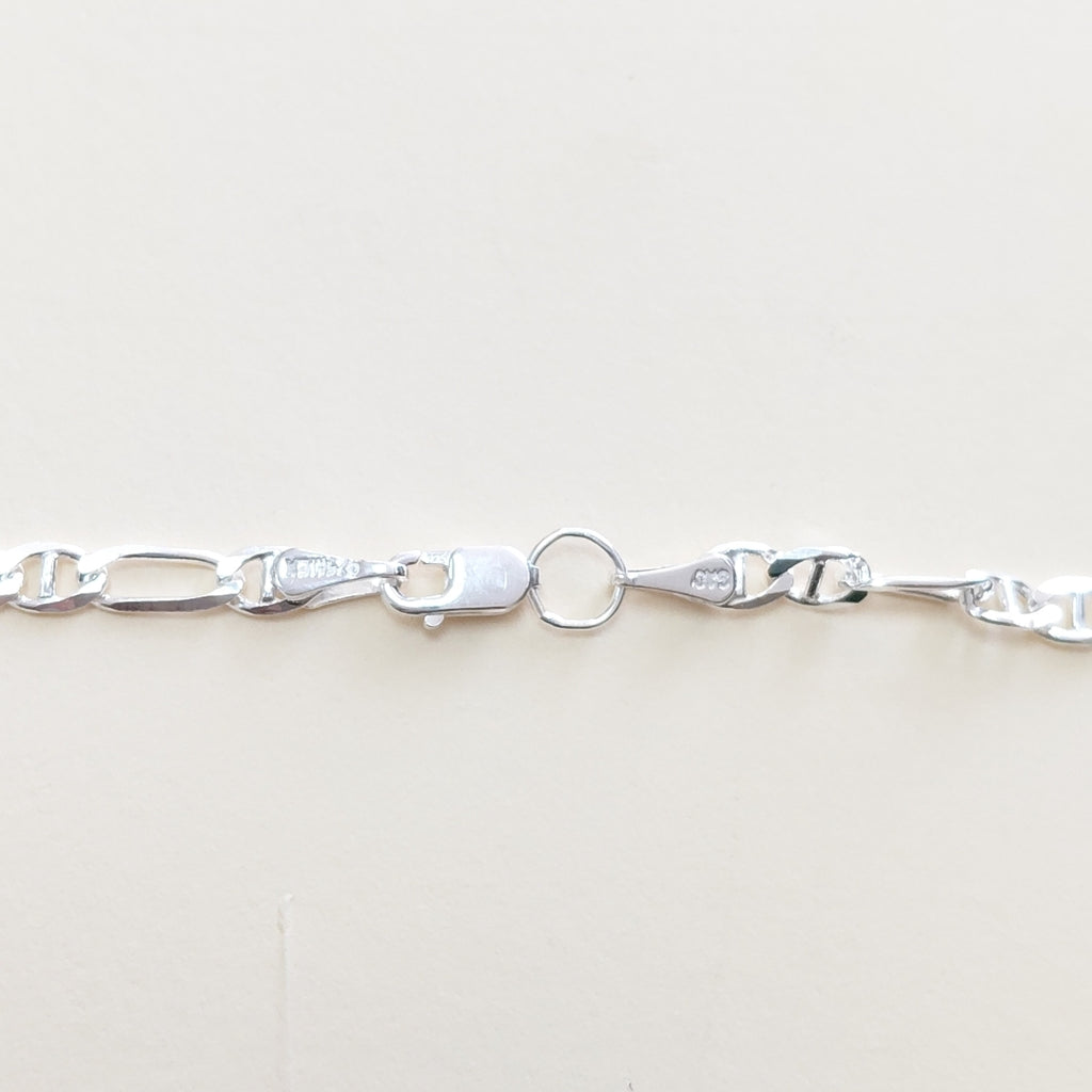 CADENA TEJIDO 3X1 PLATA .925 60 CM 8.4 GR (NUEVO)