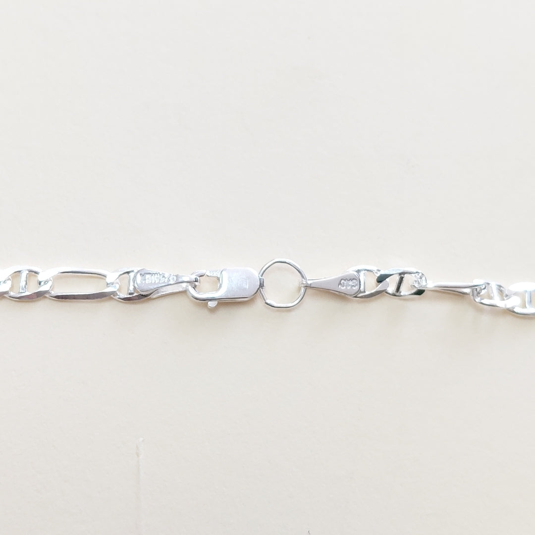 CADENA TEJIDO 3X1 PLATA .925 60 CM 8.4 GR (NUEVO)