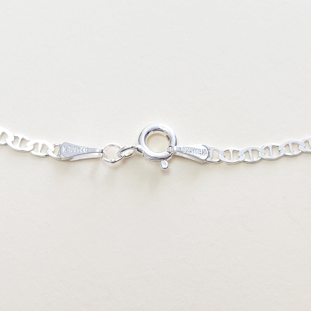 CADENA TEJIDO GUCHI PLATA .925 60 CM 3.9 GR (NUEVO)
