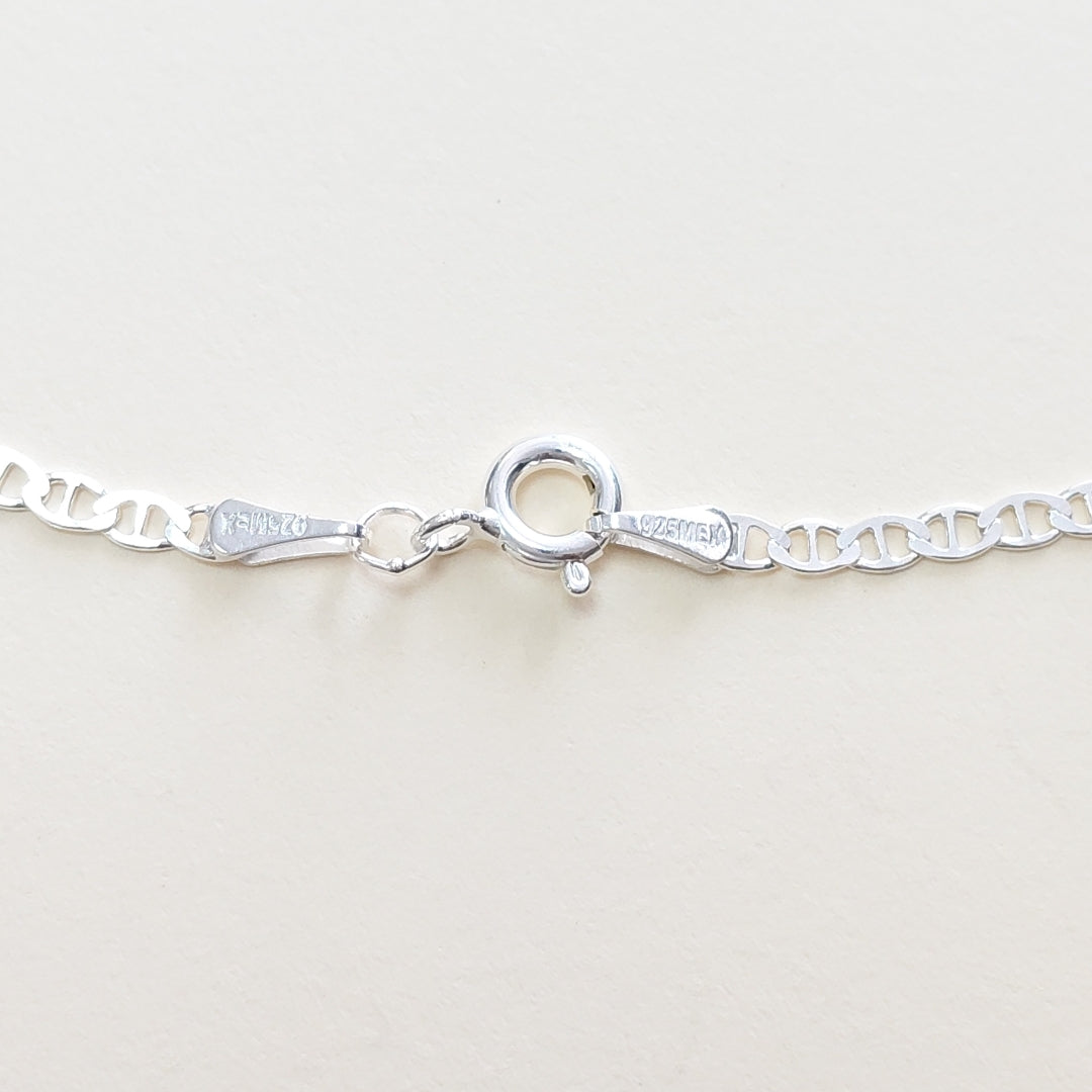 CADENA TEJIDO GUCHI PLATA .925 60 CM 3.9 GR (NUEVO)