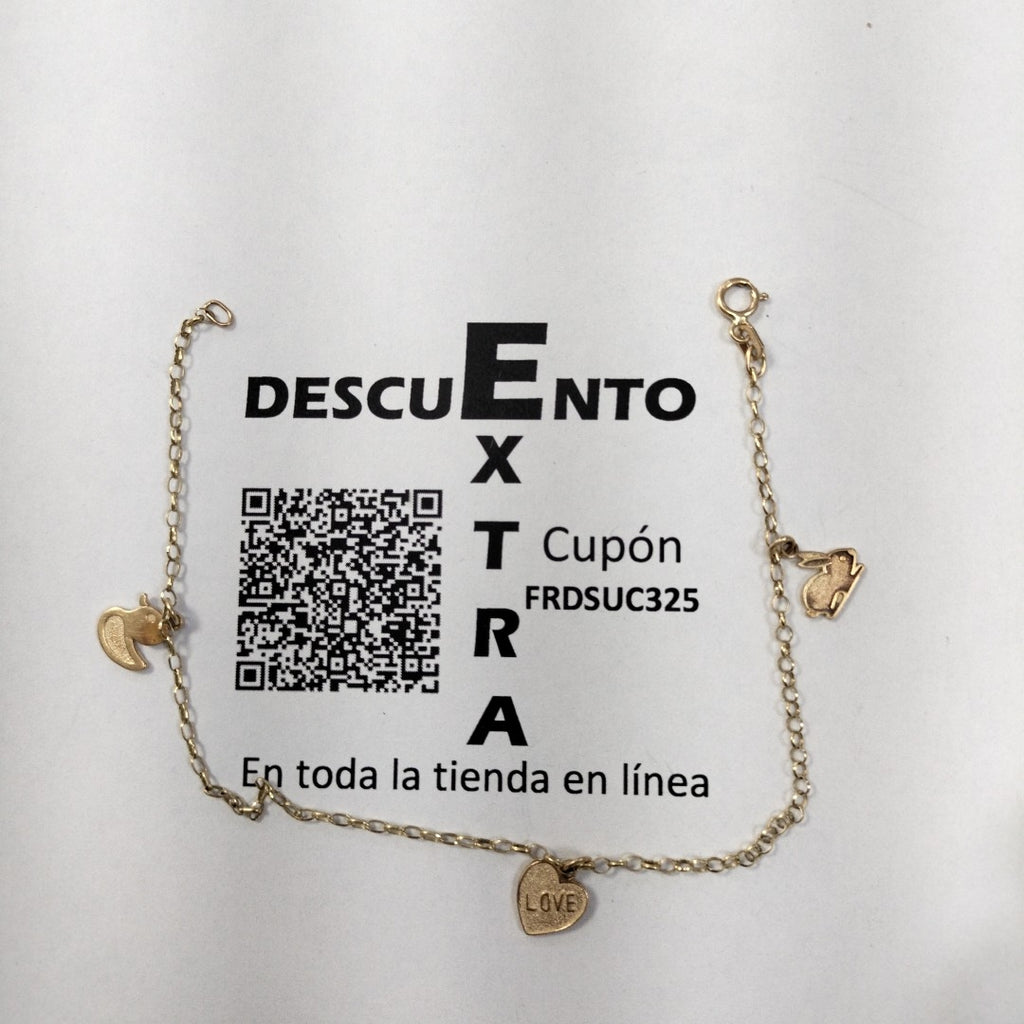 PULSERA ORO 14 K 2.7 GRMS (SEMINUEVO)