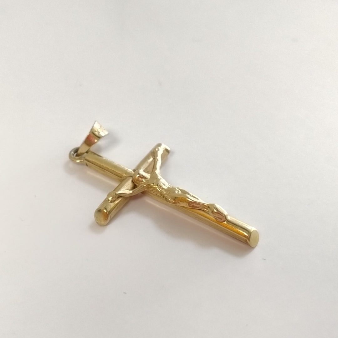 CRUCIFIJO ORO 10 K 1.8 GRMS (SEMINUEVO)
