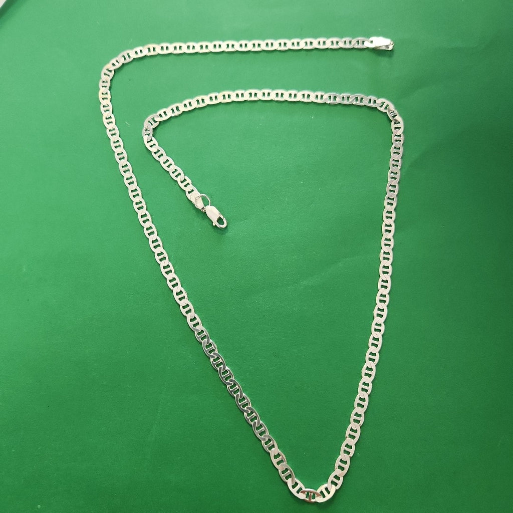 CADENA TEJIDO GUCHI PLATA .925 55 CM 13.1 GR (NUEVO)