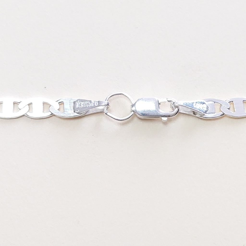 CADENA TEJIDO GUCHI PLATA .925 60 CM 8.9 GR (NUEVO)