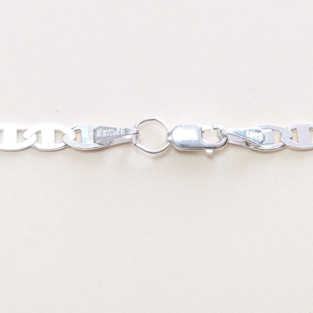 CADENA TEJIDO GUCHI PLATA .925 60 CM 8.9 GR (NUEVO)