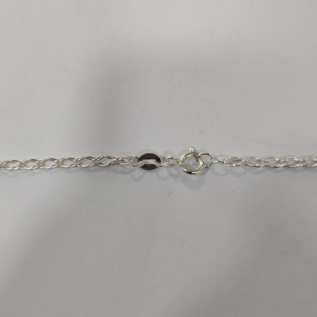 CADENA TEJIDO ESLABONES PLATA .925 50 CM 3.5 GR (NUEVO)
