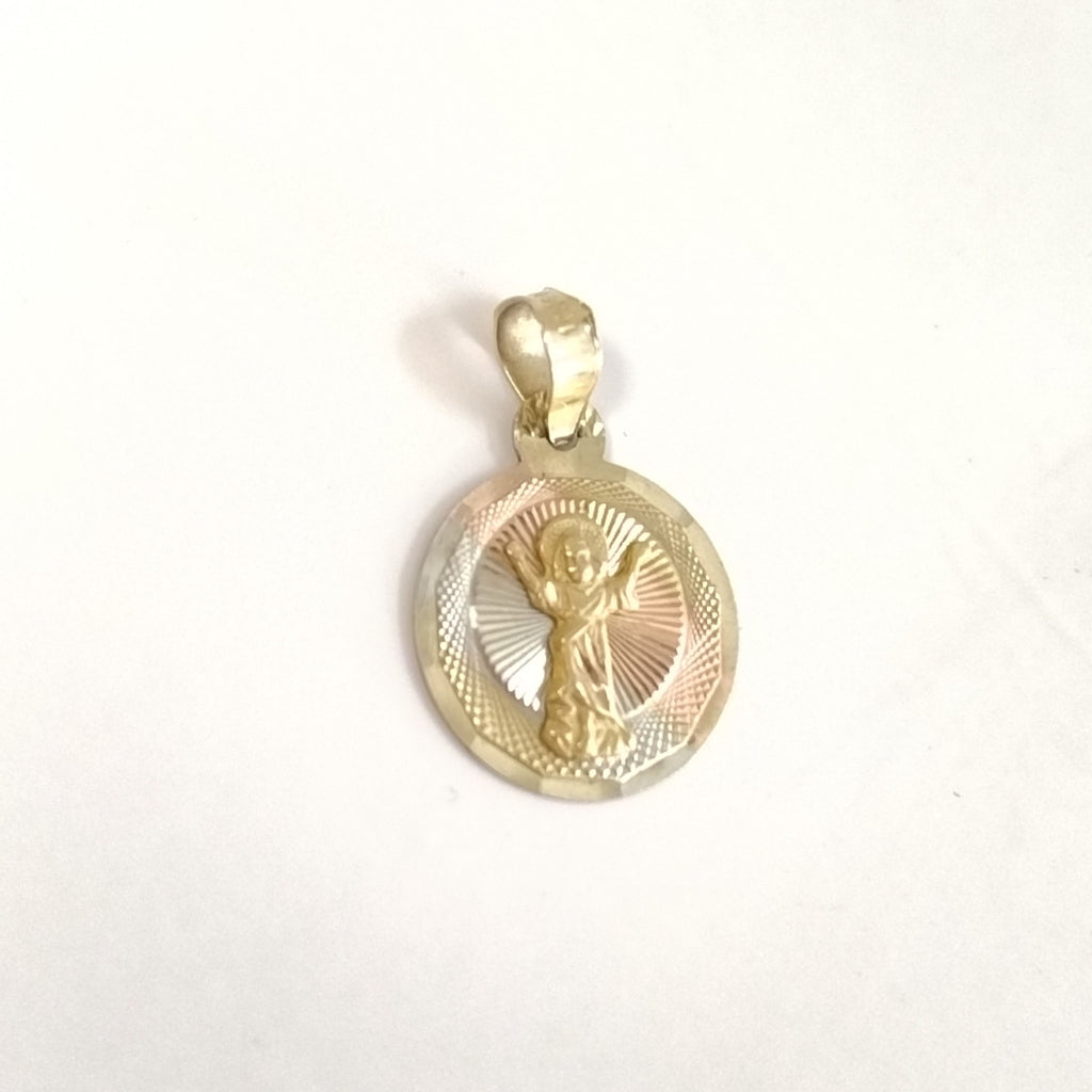 MEDALLA RELIGIOSA ORO 10 K 1 GRMS (SEMINUEVO)