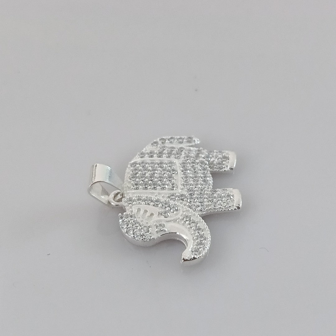 DIJE ELEFANTE C/CIRCONIAS PLATA .925 5.3 GR (NUEVO)