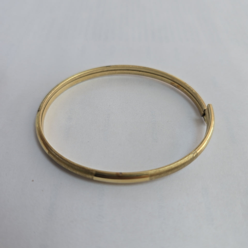 PULSERA RIGIDA ORO 14 K 6.2 GRMS (SEMINUEVO)
