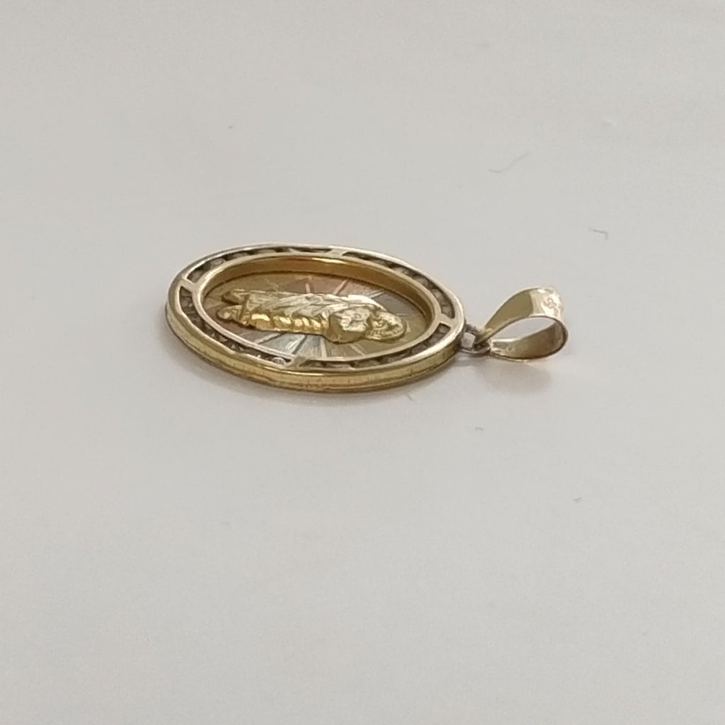 MEDALLA RELIGIOSA ORO 10 K 1.4 GRMS (SEMINUEVO)