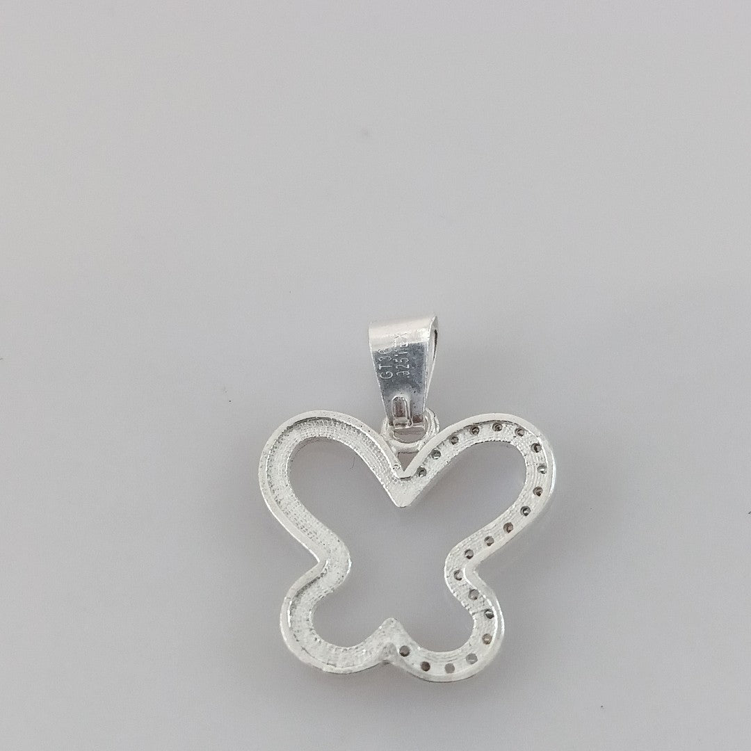 DIJE MARIPOSA C/CIRCONIAS PLATA .925 2.3 GR (NUEVO)