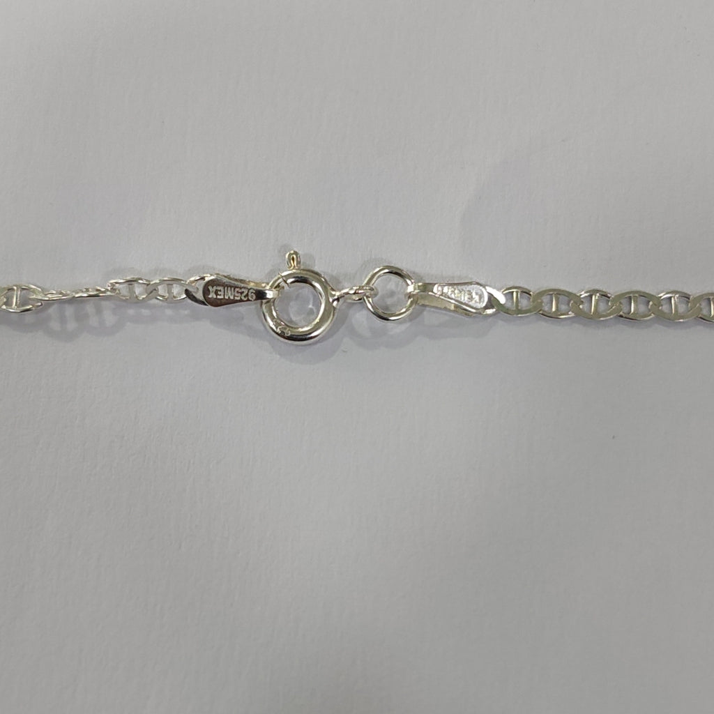 CADENA TEJIDO GUCHI PLATA .925 60 CM 3.8 GR (NUEVO)