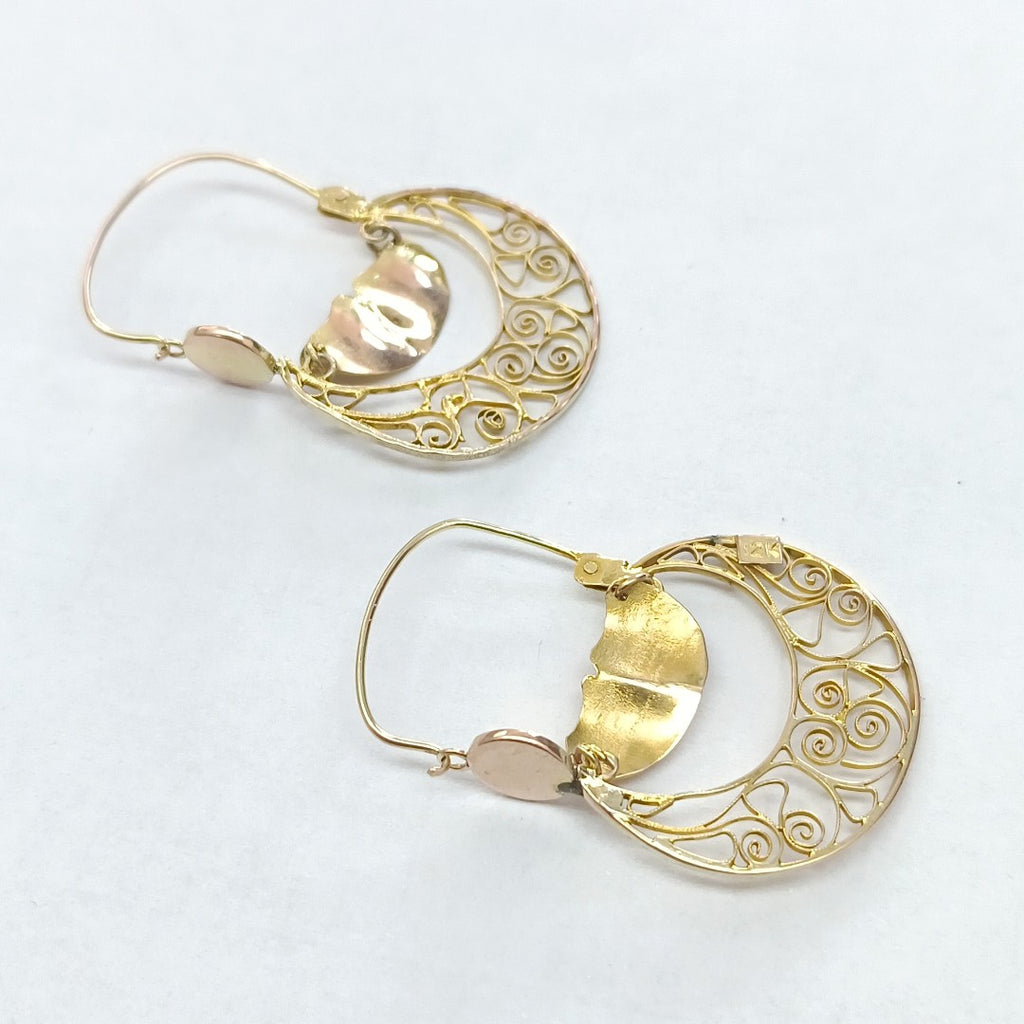 ARETES PAR ORO 8 K 3,10 GRMS (SEMINUEVO)