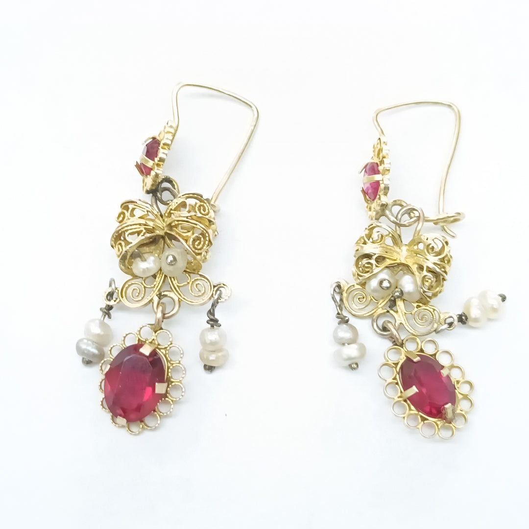 ARETES PAR ORO 8 K 3,60 GRMS (SEMINUEVO)