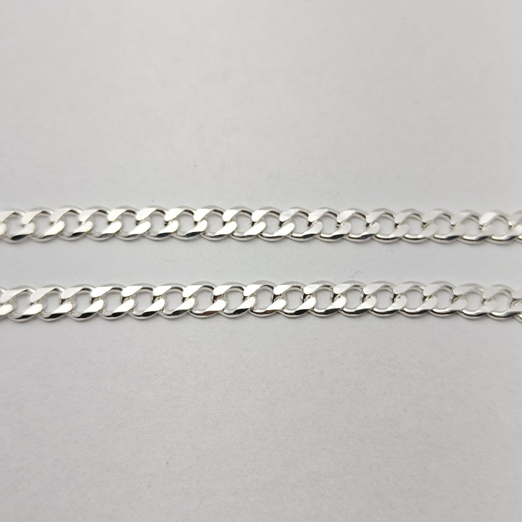 CADENA TEJIDO BARBADO PLATA .925 60 CM 13.7 GR (NUEVO)