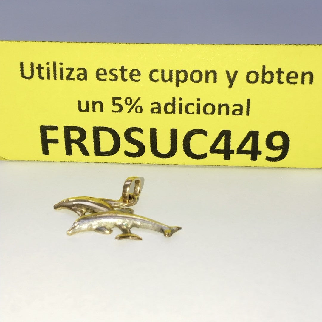 DIJE ORO,ORO BLANCO 10 K 1,60 GRMS (SEMINUEVO)