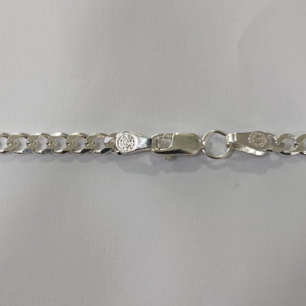 CADENA TEJIDO BARBADO PLATA .925 55 CM 12.8 GR (NUEVO)